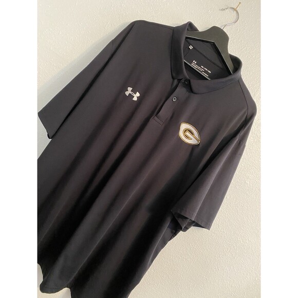 Under Armour Other - Under Armour 3XL Green Bay Packers Polo, Black Embroidered G, Football C20
